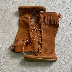 Minnetonka Knee High Moccasin Boot